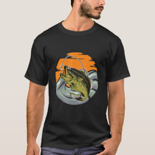 Camiseta Pesca Anzuelo de Pesca Caña de Pescar Ocio
