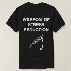 Camiseta Pesca. Arma de camisas divertidas de reducción de