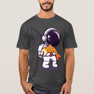 Camiseta Pesca Astronauta Cuta