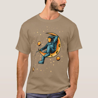 Camiseta Pesca astronauta de estrellas Shirt - Funny Space 