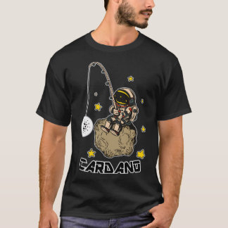 Camiseta Pesca Astronauta Para Cardano Ada