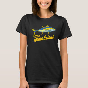 Camiseta Pesca Atún Aleta Amarilla Pescador Pescador de Agu