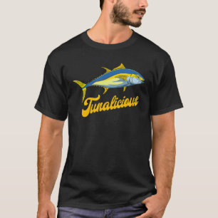 Camiseta Pesca Atún Yellowfin Pescador Angler Agua salada
