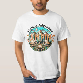 Camiseta Pesca/aventura de camping
