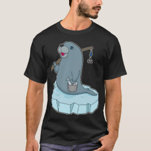 Camiseta Pesca bajo la luz de la luna