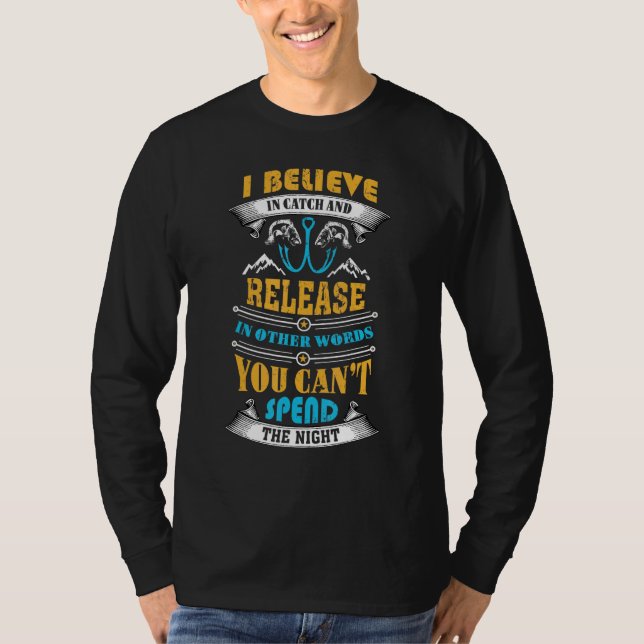 Camiseta Pesca Capturando Pescado (Anverso)