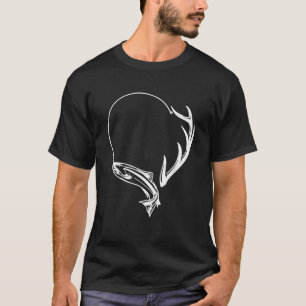 Camiseta Pesca Cazador Antler Elk Cacería de ciervos