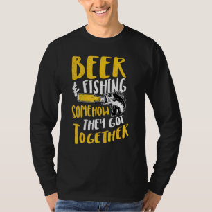 Camiseta Pesca Cerveza Alcohol Drinking Squad Fisher Chiste