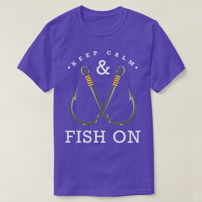 Camiseta Pesca con anzuelo de peces (Diseño del anverso)