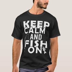 Camiseta Pesca con caña americana bandera americana retro v