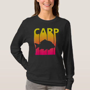Camiseta Pesca con carpa retro