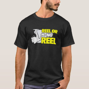 Camiseta Pesca con carrete o sin carrete