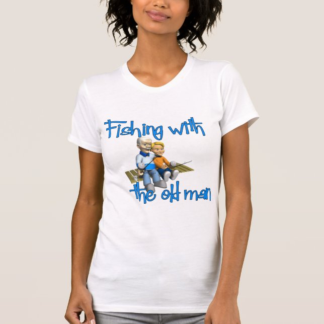 Camiseta Pesca con el anciano (Anverso)