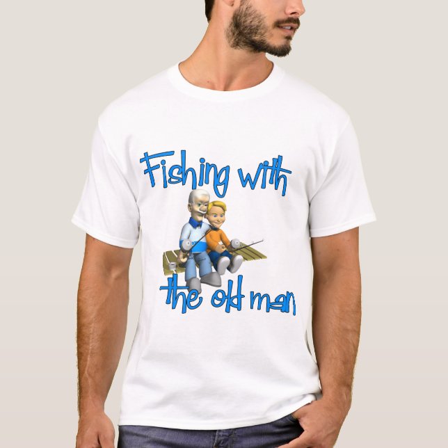 Camiseta Pesca con el anciano (Anverso)