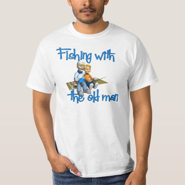 Camiseta Pesca con el anciano (Anverso)