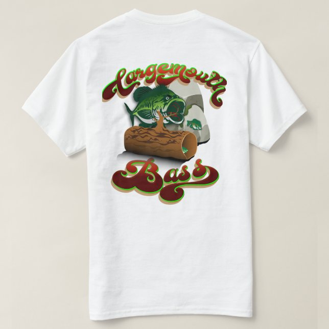Camiseta Pesca con grandes uñas y Personalizar de Peras (Reverso del diseño)