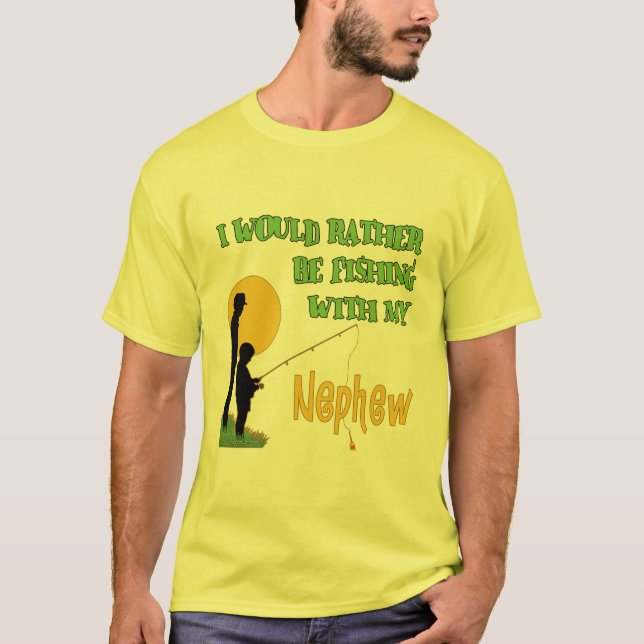 Camiseta Pesca con mi sobrino (Anverso)