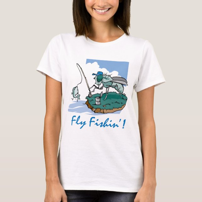 Camiseta Pesca con mosca (Anverso)