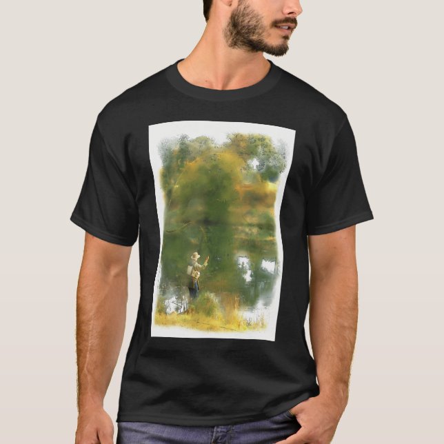 Camiseta Pesca con mosca (Anverso)