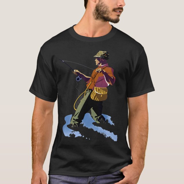 Camiseta Pesca con Mosca (Anverso)