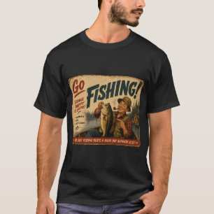 Camiseta Pesca con Mosca al Atardecer