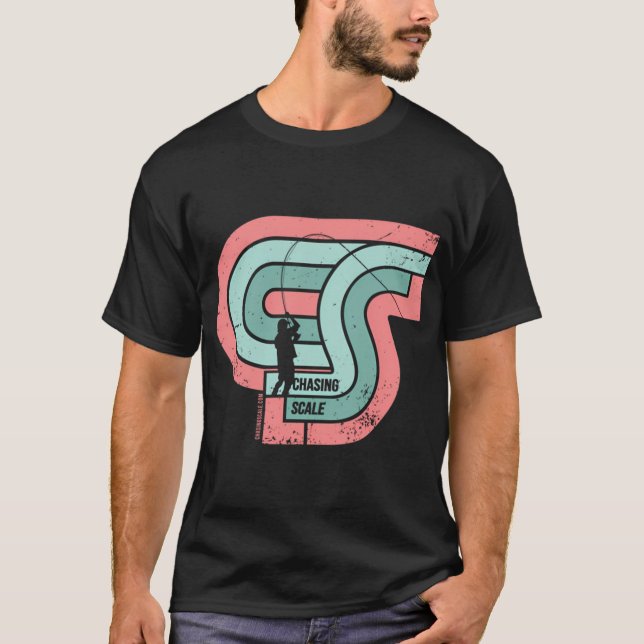 Camiseta Pesca con Mosca al Atardecer (Anverso)