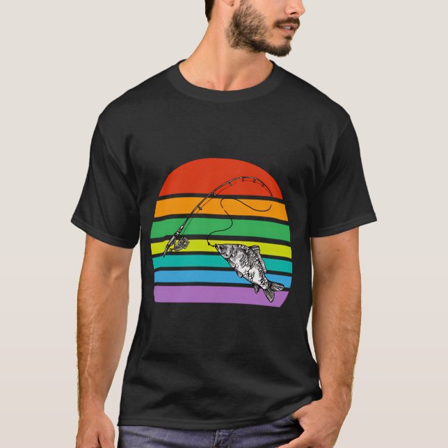 Camiseta Pesca con Mosca al Atardecer (Anverso)