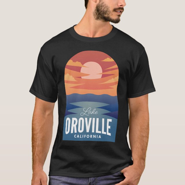 Camiseta Pesca con Mosca al Atardecer (Anverso)