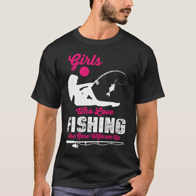 Camiseta Pesca con Mosca - Chica de Pesca con Mosca (Anverso)