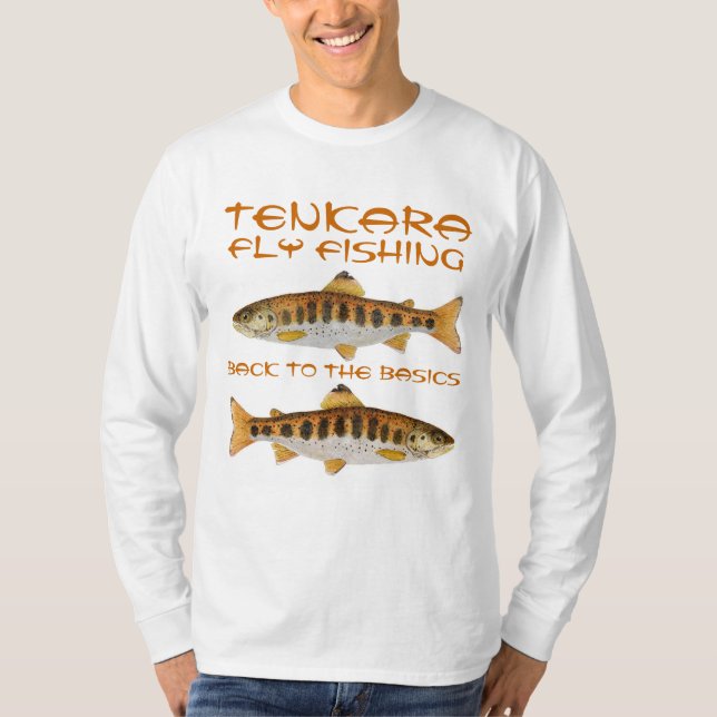 Camiseta Pesca con mosca de Tenkara (Anverso)