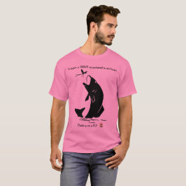 Camiseta Pesca con mosca divertida