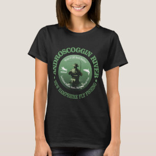 Camiseta Pesca con mosca en el río Andoscoggin (FSH)