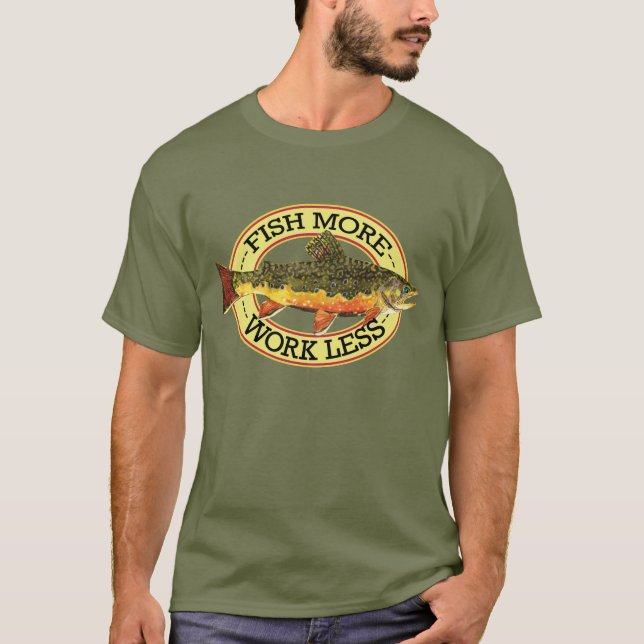 Camiseta Pesca con mosca humorística (Anverso)