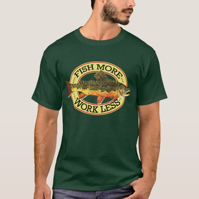 Camiseta Pesca con mosca humorística (Anverso)