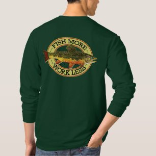 Camiseta Pesca con mosca humorística