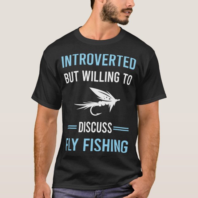 Camiseta Pesca con mosca introducida (Anverso)