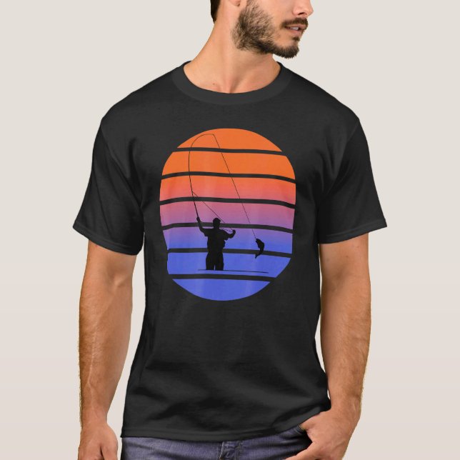 Camiseta Pesca con Mosca Pesca Pescado Mosca Artificial (Anverso)