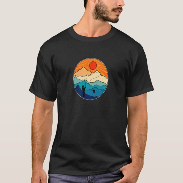 Camiseta Pesca con Mosca Trucha para Pesca con Mosca (Anverso)