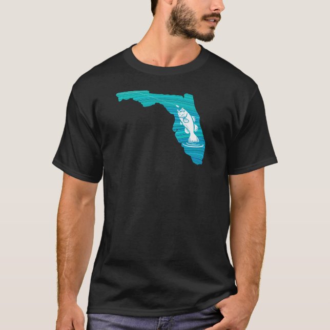 Camiseta Pesca con oleada de Florida (Anverso)