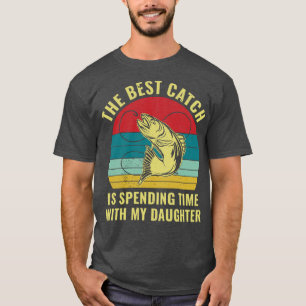 Camiseta Pesca Con Padre Hija Que Coincide Con Papá Pescado