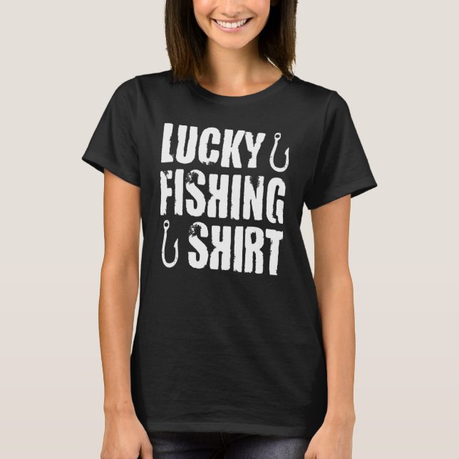 Camiseta Pesca con suerte (Anverso)