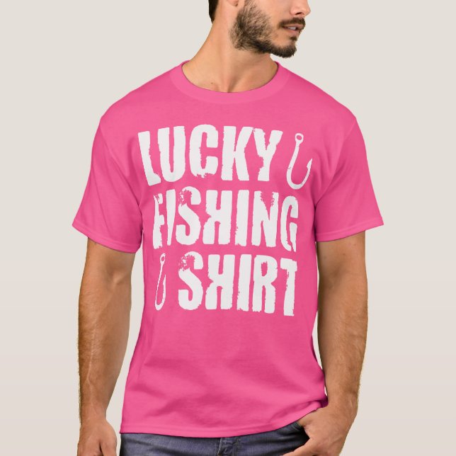 Camiseta Pesca con suerte (Anverso)