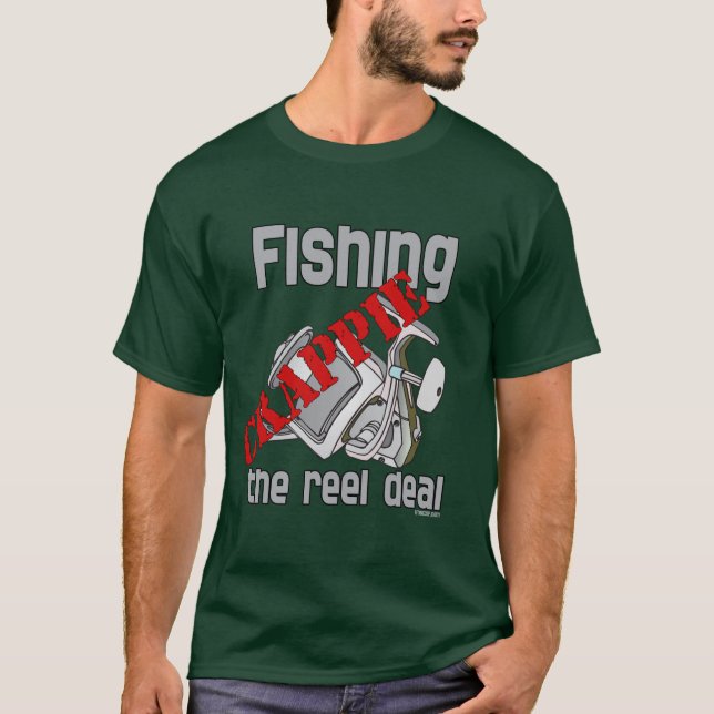 Camiseta Pesca Crappie La Pesca Grave Del Acuerdo Sobre El  (Anverso)