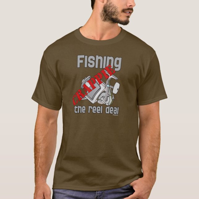 Camiseta Pesca Crappie La Pesca Grave Del Acuerdo Sobre El  (Anverso)