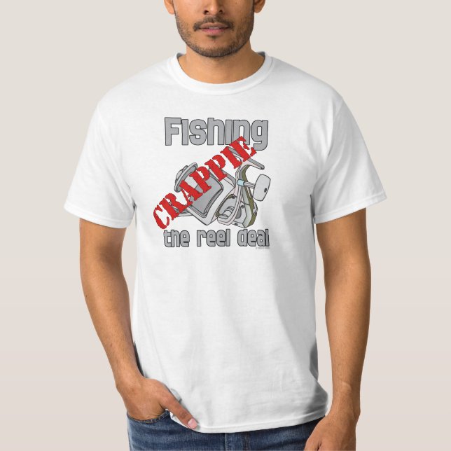 Camiseta Pesca Crappie La Pesca Grave Del Acuerdo Sobre El  (Anverso)