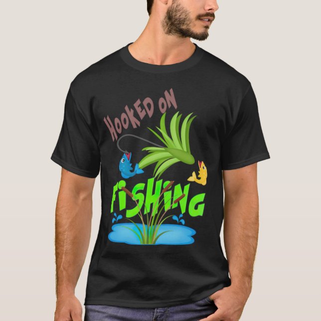 Camiseta Pesca de 4 torneos de pesca de roca grande  (Anverso)