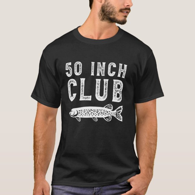 Camiseta Pesca de 50 pulgadas en el club (Anverso)