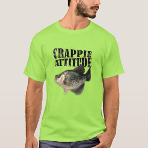 Camiseta Pesca de actitud de Crappie