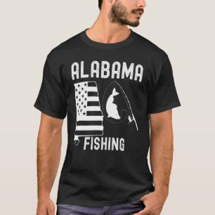 Camiseta Pesca De Alabama Para Hombres Mujeres O Jóvenes