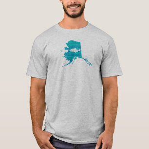 Camiseta Pesca de alaska Wave Salmon